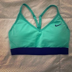 Green Nike Sports Bra